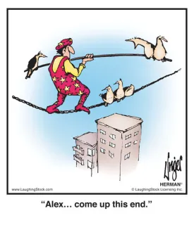 Alex… come up this end.