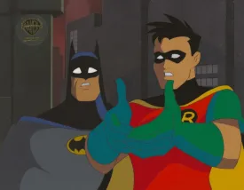Batman The Animated Series Original Production Cel: Batman and Robin