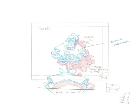 Beetlejuice The Animated Series Original Production Drawing: Jacques