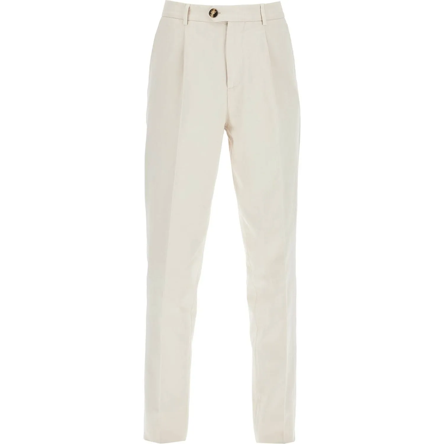 Brunello Cucinelli leisure fit gabardine trousers
