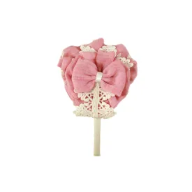 CLEARANCE SALE - Miranda SS24 - Girls Rubi Pink & Cream Headpiece 247D