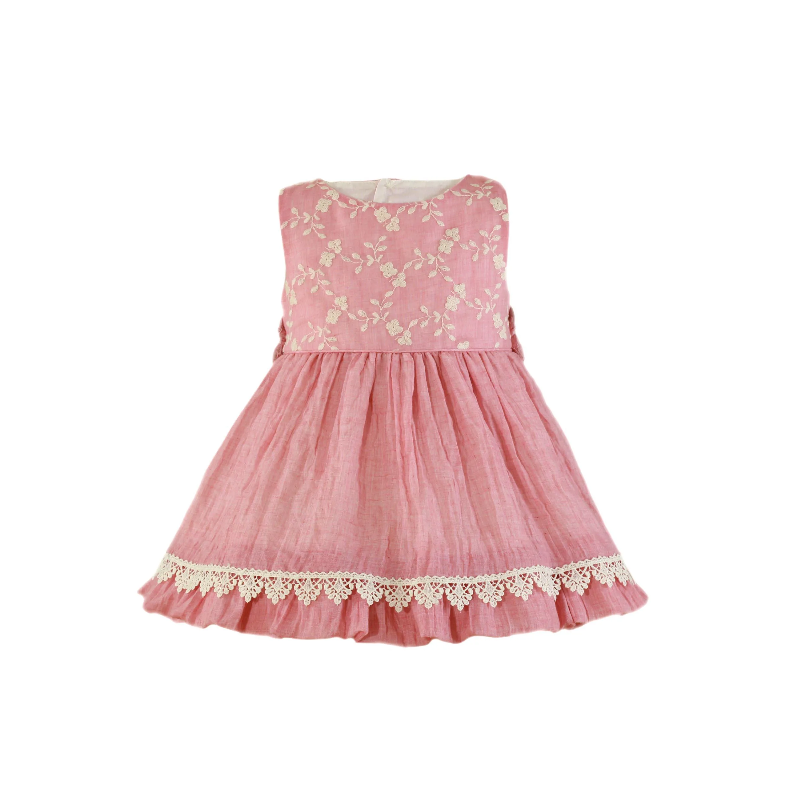 CLEARANCE SALE - Miranda SS24 - Girls Rubi Pink & Cream Headpiece 247D