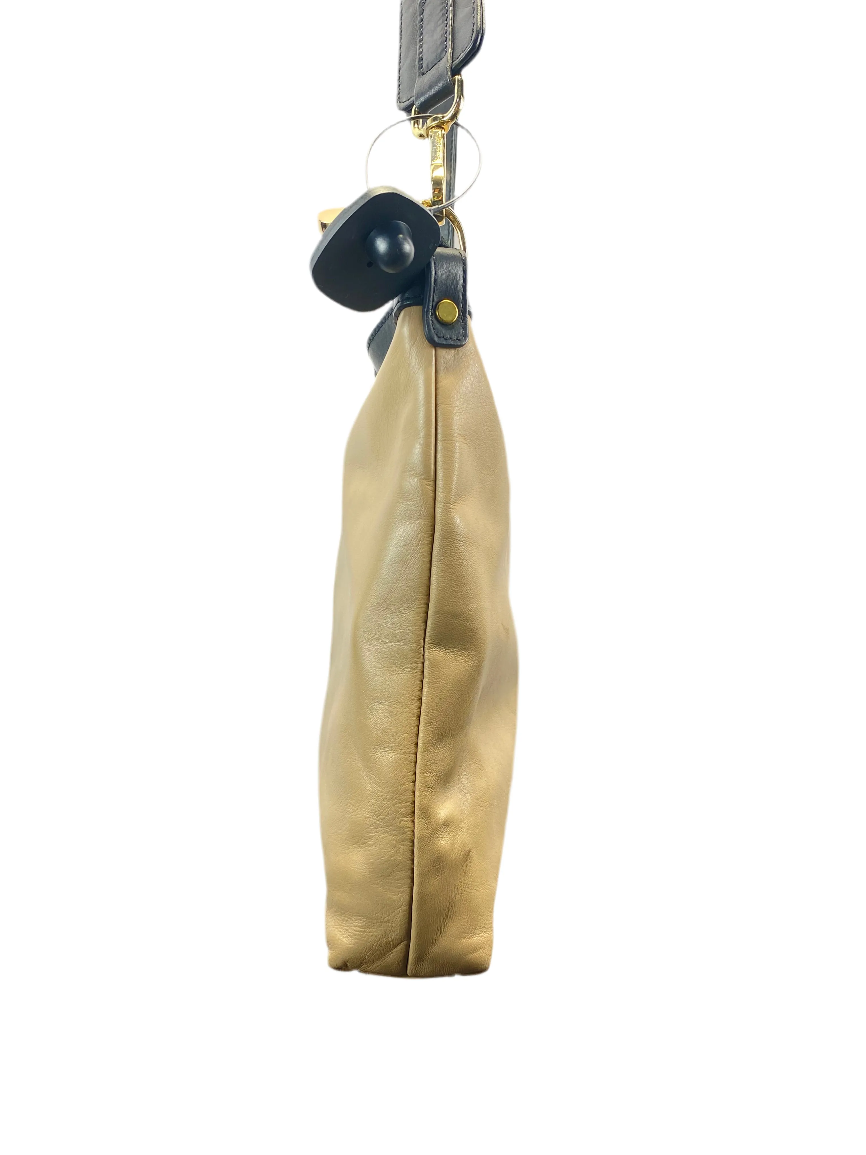 Crossbody Leather By Clothes Mentor, Size: Large