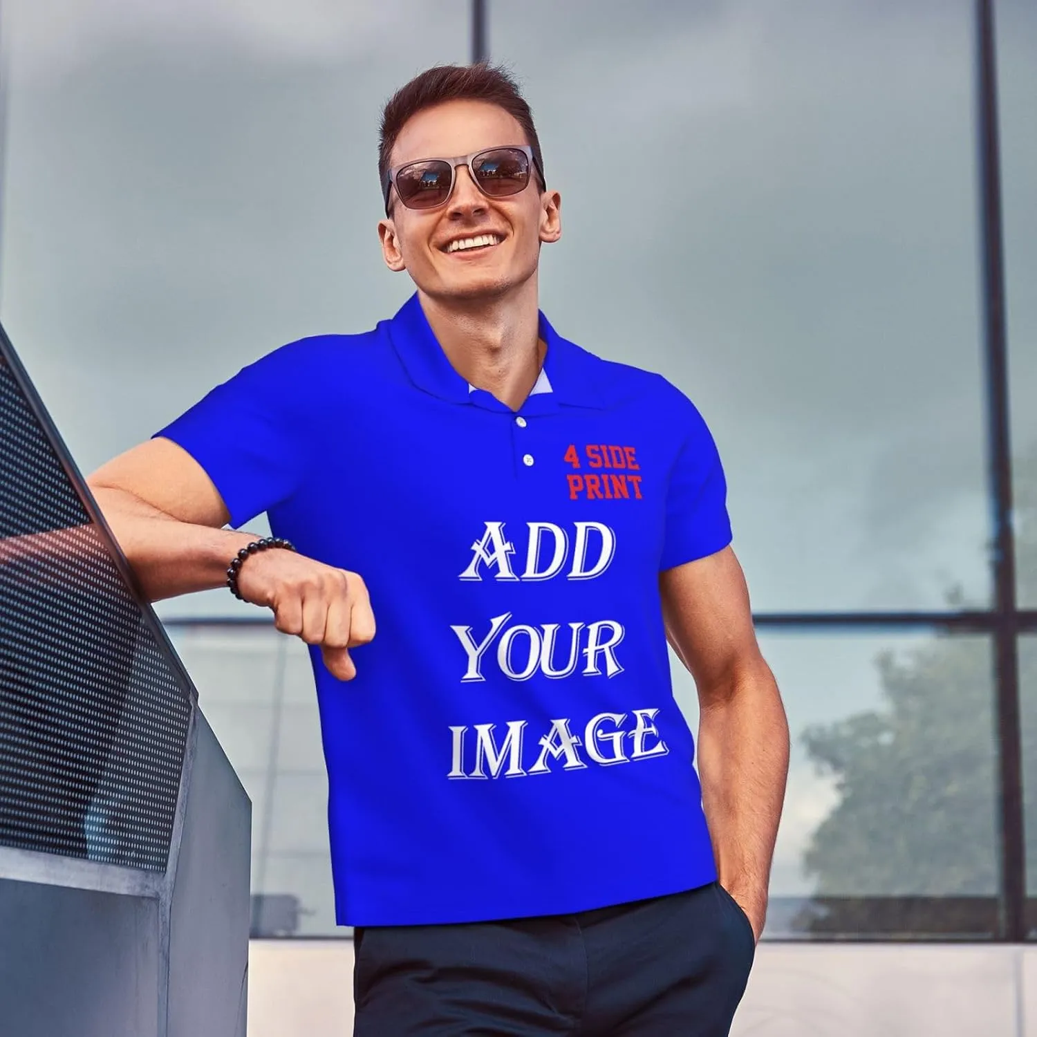 Custom Shirts for Men Customized Polo Shirts with Logo Text Photo Design Your own Valentine's Day Gift