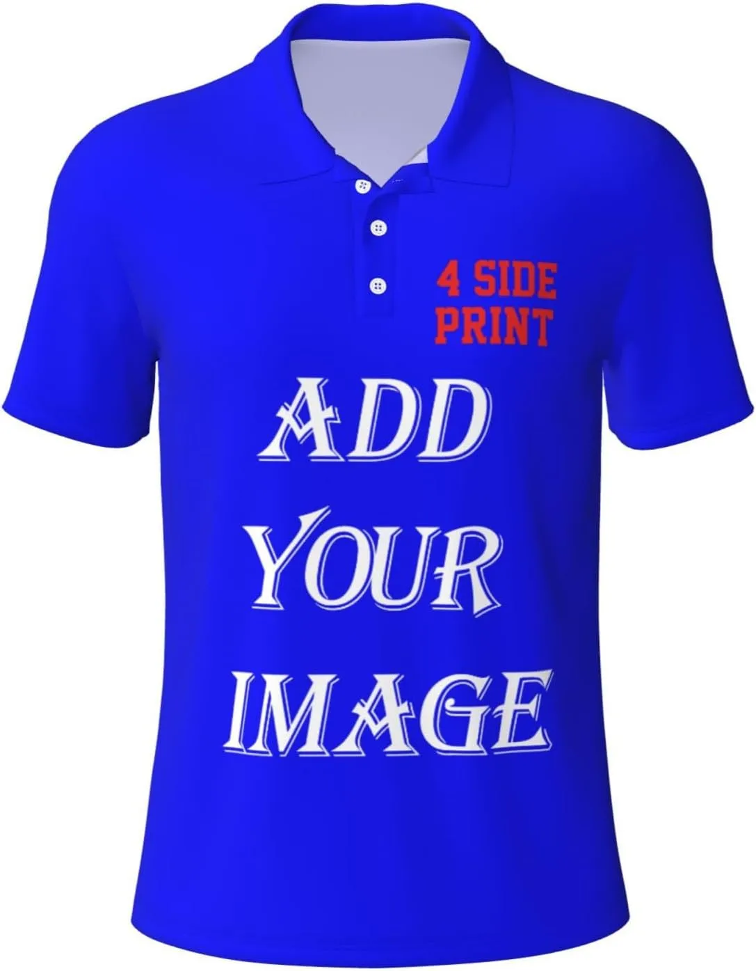 Custom Shirts for Men Customized Polo Shirts with Logo Text Photo Design Your own Valentine's Day Gift