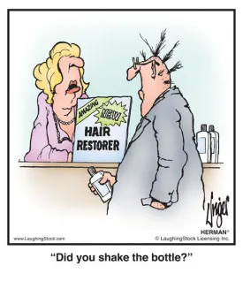 Did you shake the bottle?