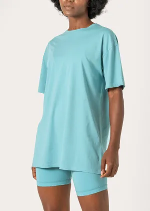 Elevate Boyfriend Tee Smoke Blue FINAL SALE