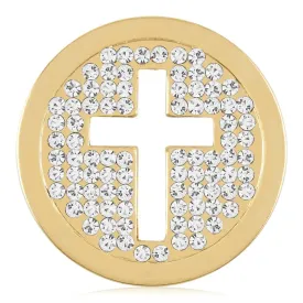 Gold Hollow Cross - Final Sale