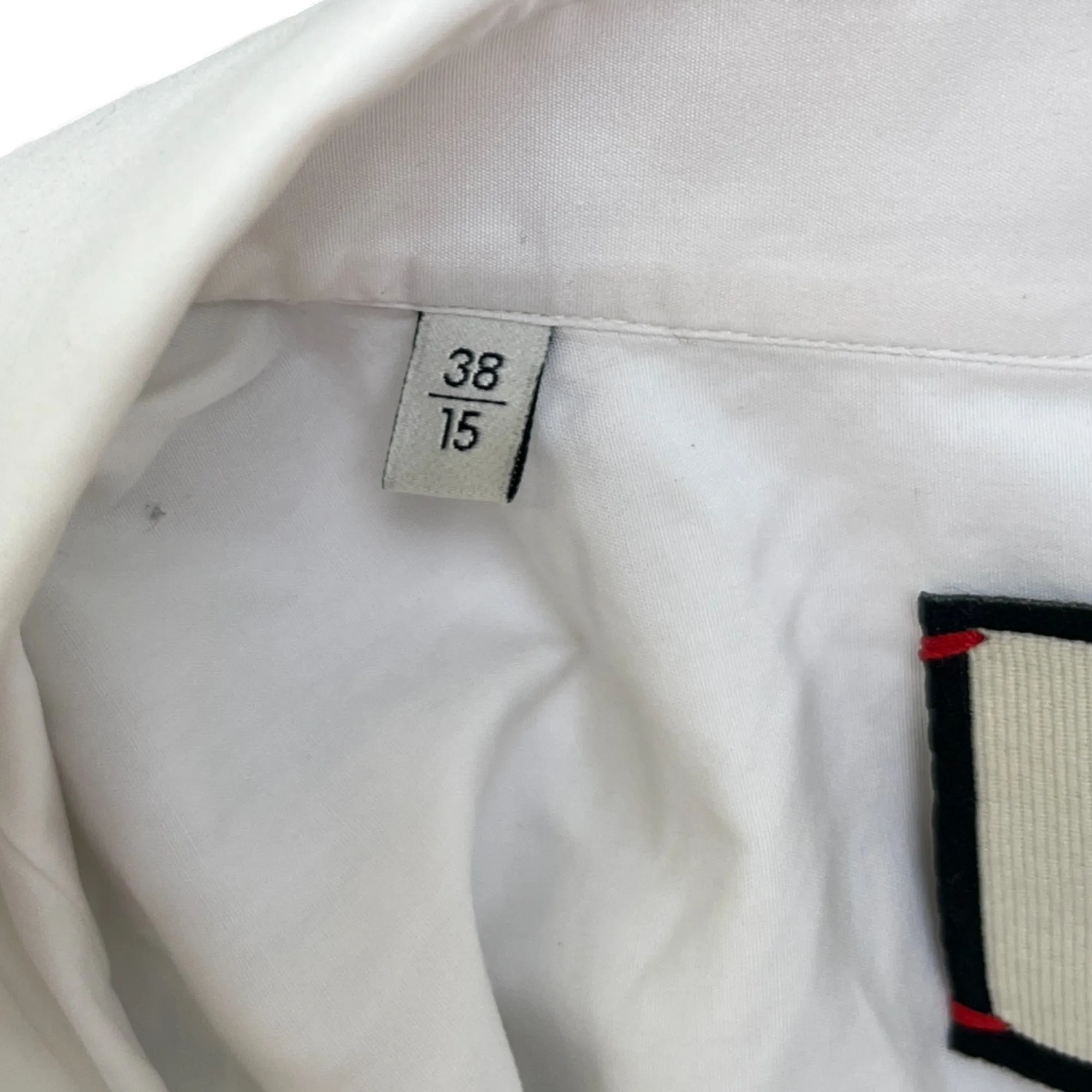 Men's Cotton Long Sleeve Shirt White Size XS