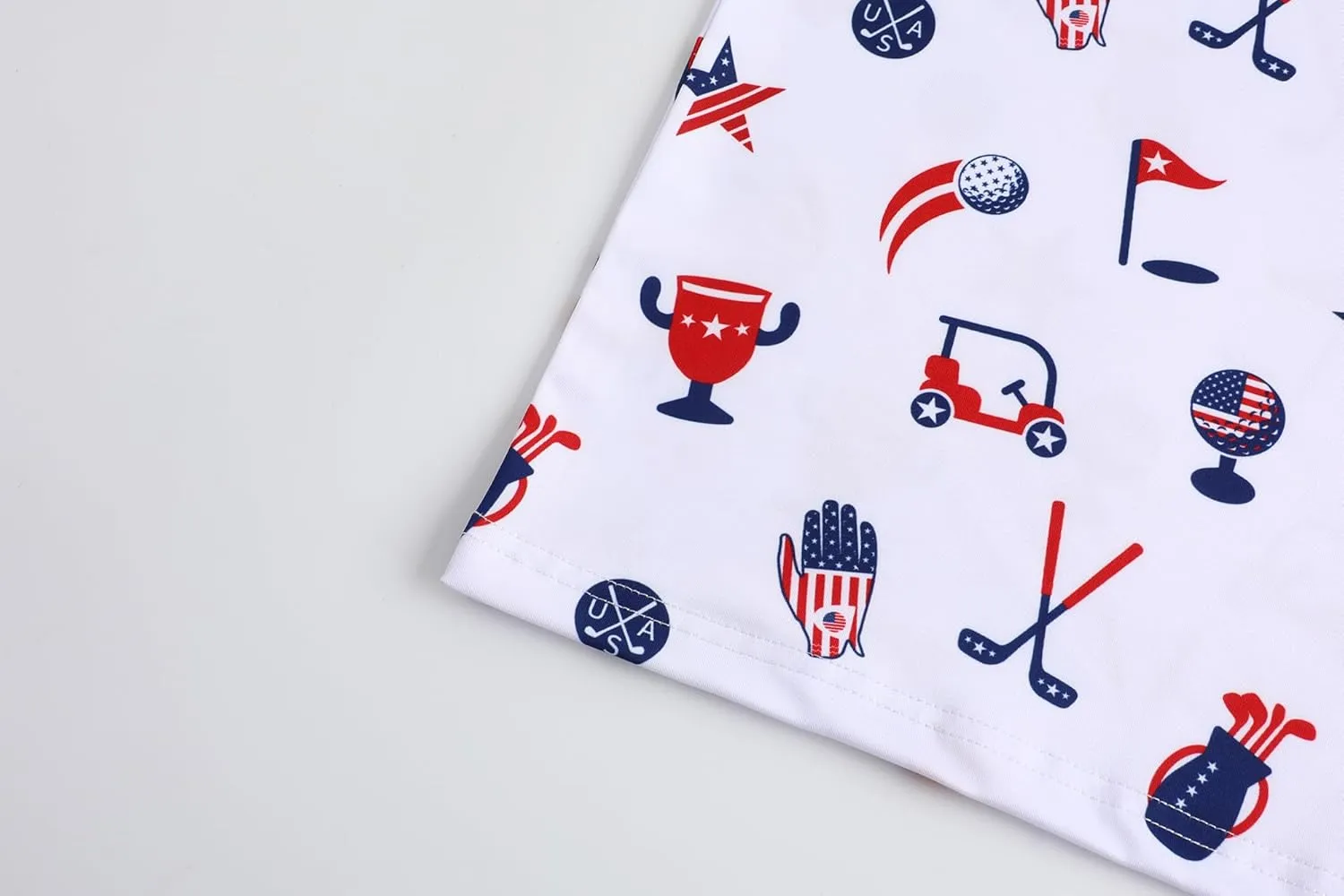 Men's Golf Polo Shirts Funny Golf Shirts for Men Performance Moisture Wicking Quick Dry Athletic Short Sleeve Shirts