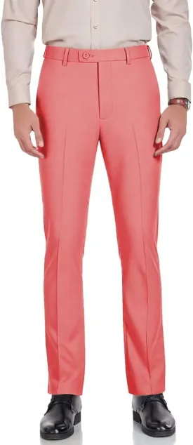 Men's Slim Fit Dress Pants Stretch Casual Pants Mens Work Slacks