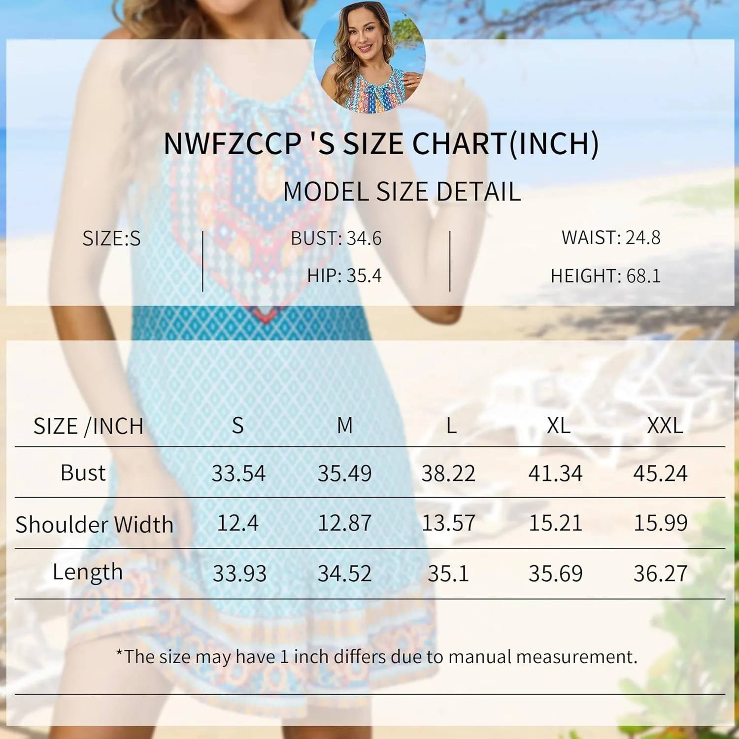 Summer Dresses: Rope Tie Neck Sleeveless Pockets Sundresses - Chic & Casual Dress for Women on Beach Time