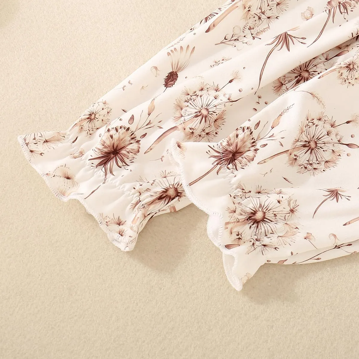 Summer One Piece Outfit Infant Baby Girl Romper Jumpsuit Pants Sleeveless Ruffle Halter Floral Bodysuit Clothes