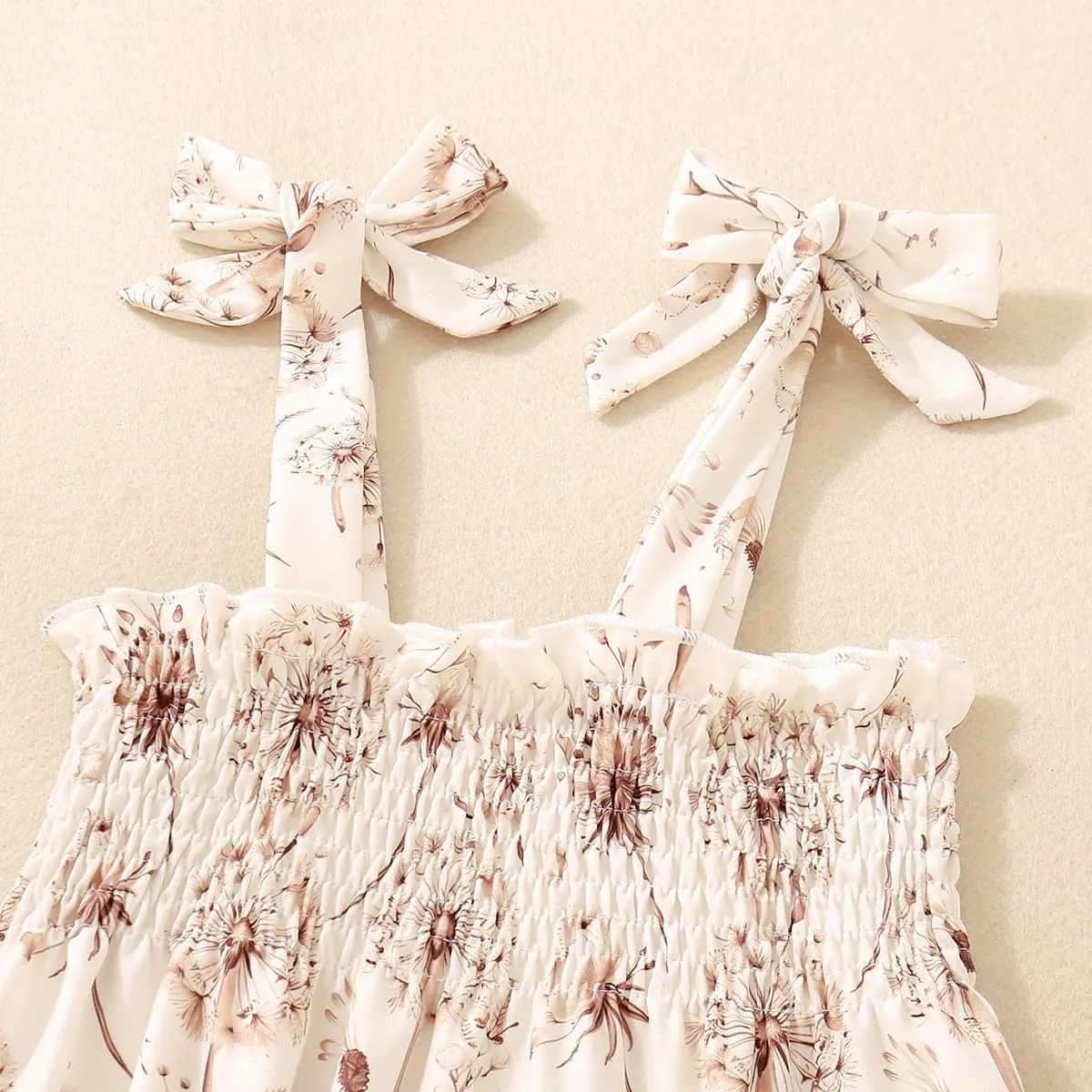 Summer One Piece Outfit Infant Baby Girl Romper Jumpsuit Pants Sleeveless Ruffle Halter Floral Bodysuit Clothes