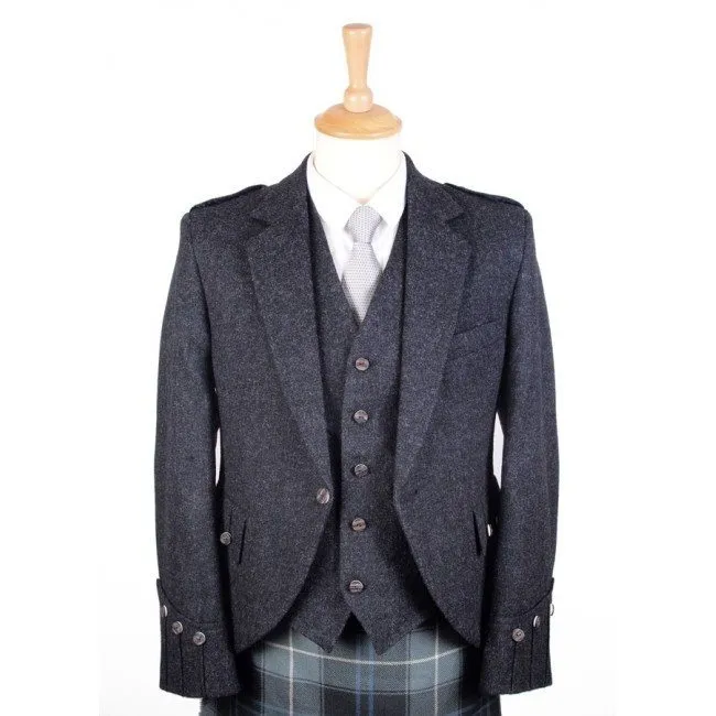 Tweed Jacket Charcoal