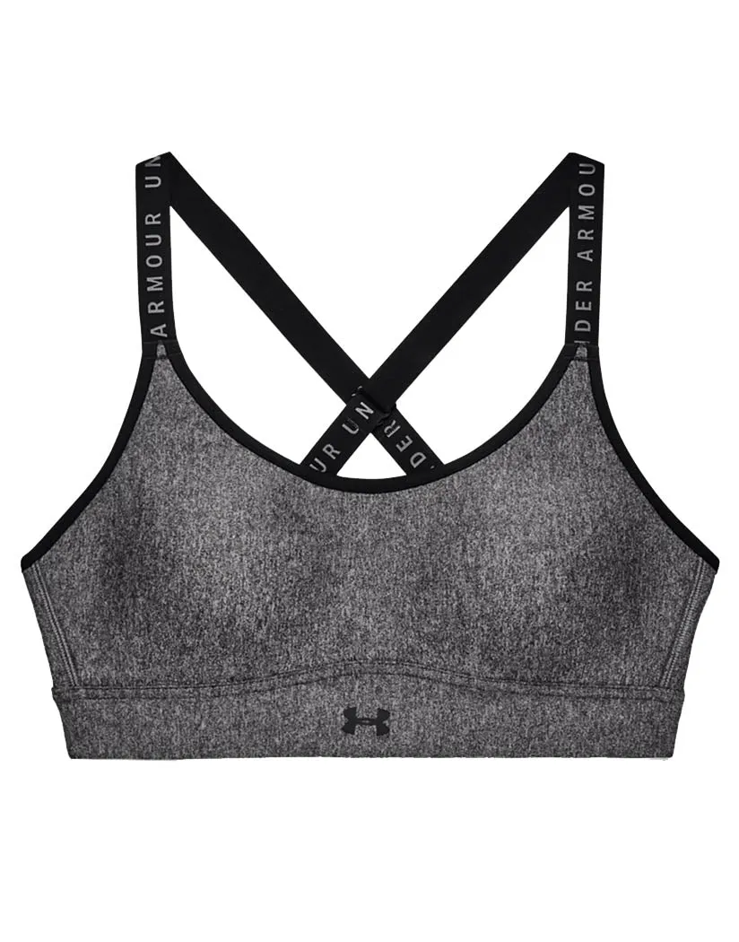Under Armour Women UA Infinity Mid Heather Cover Sports Bra 1362948
