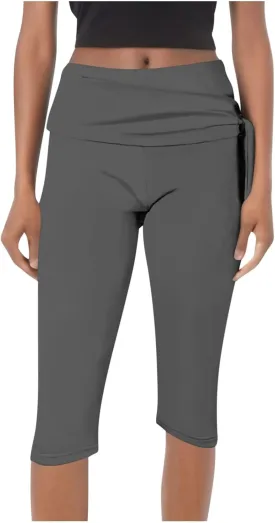 Womens Capris 2025 Summer Dressy Cropped High Waist Yoga Pants Comfortable Stretchy Workout Outfits