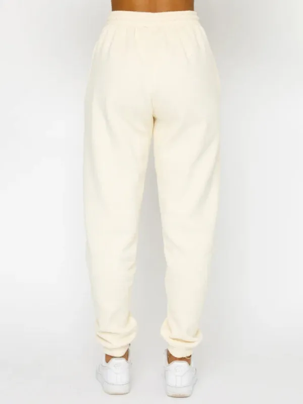 Women's New Solid Color Round Fashionable Casual Collar Pullover Long Sleeve Trousers Sweater Suit
